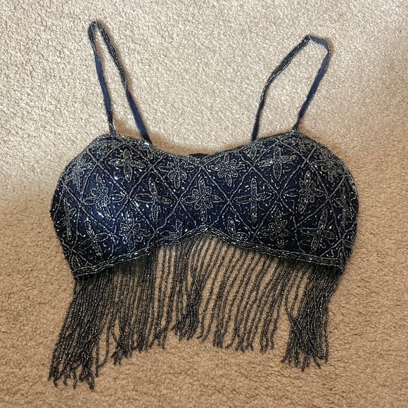 Beaded belly dancing bra - Picture 2 of 4